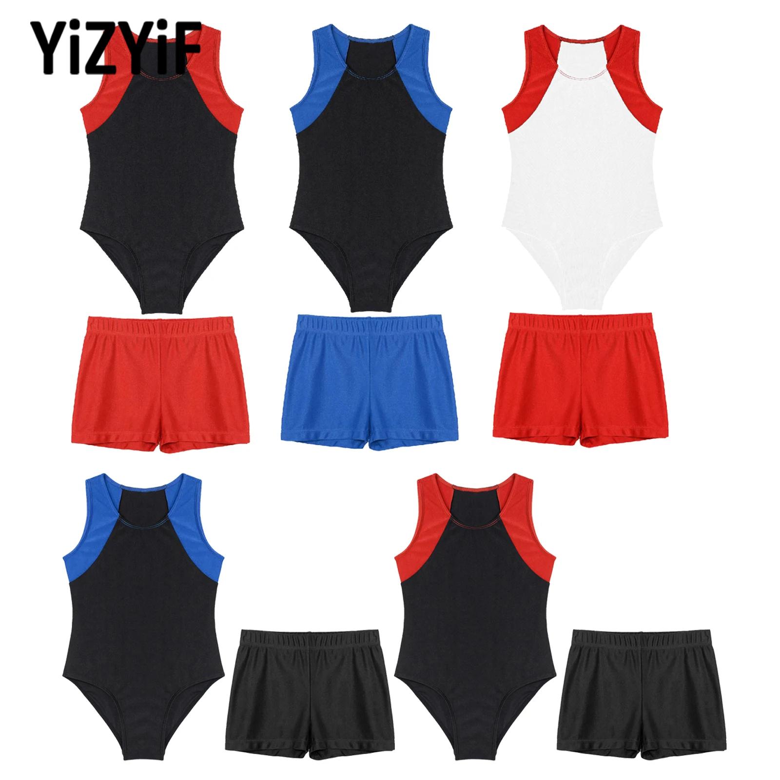 Boyshort Underwear - Sleeveless Gymnastic Yoga Workout Competition Fashion